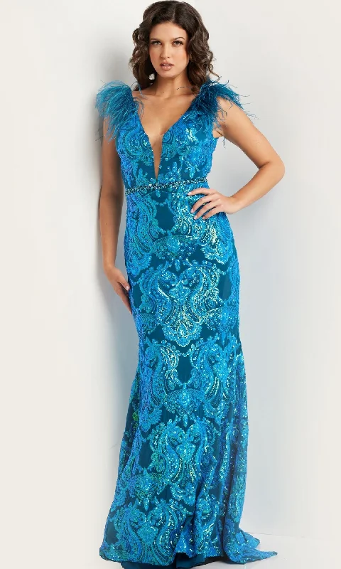 Long Sequin Prom Dress 38758 by Jovani