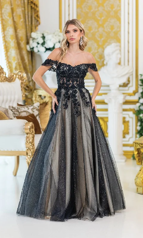 Off-Shoulder Prom Ball Gown: Dancing Queen 4429