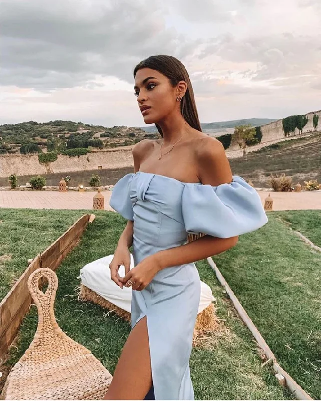 Fashion Off The Shoulder Prom Dress Christmas Dress Y1722