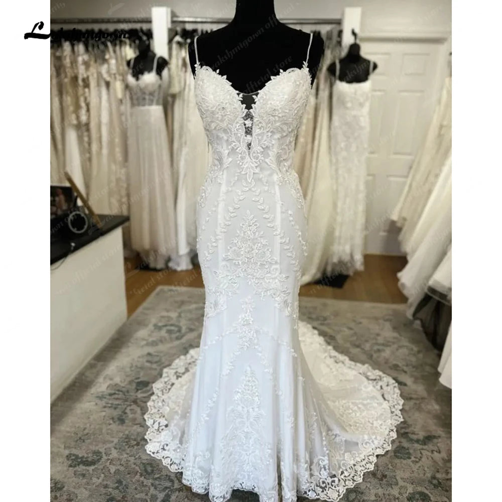 Roycebridal Boho Mermaid Wedding Dresses for Women 2025 Vestido Sweetheart Lace Wedding Gowns Vestiti Donna Roycebridal Boho Mermaid Wedding Dresses for Women 2025 Vestido Sweetheart Lace Wedding Gowns Vestiti Donna
