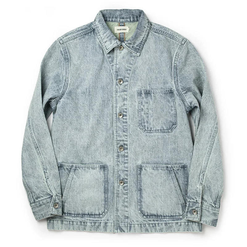Men's Coats with Breathable FabricThe Ojai Jacket in Washed Denim