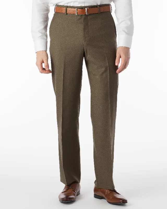 Men's Low-Waisted Pants for a Casual VibeBallin Pants - Dunhill Super 120’s 4 Harness Serge - Olive Men's Low-Waisted Pants for a Casual VibeBallin Pants - Dunhill Super 120’s 4 Harness Serge - Olive