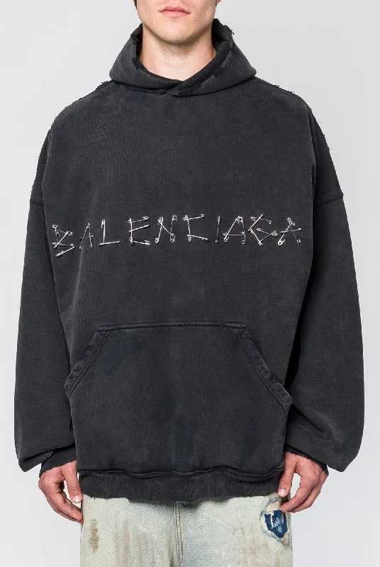 Men's Sports Pants for Active LifestylesBalenciaga Safety Pins Hoodie