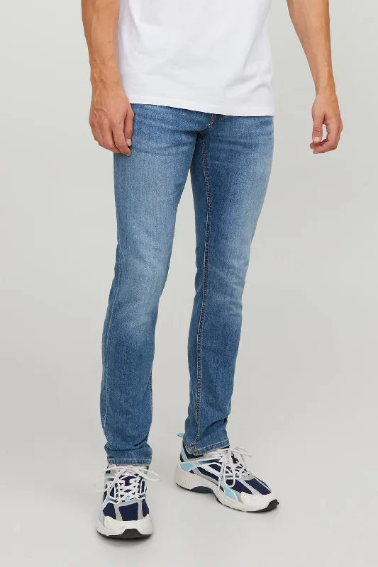 Men's Jeans with Fashionable RipsJeans 5 poches coupe ajustée JACK & JONES - Homme