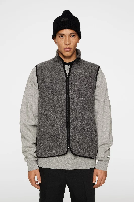 Men's Coats Made in ItalyDuncan Wool Fleece Vest