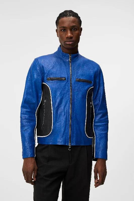 Men's Coats with ButtonsMorris Leather Biker Jacket