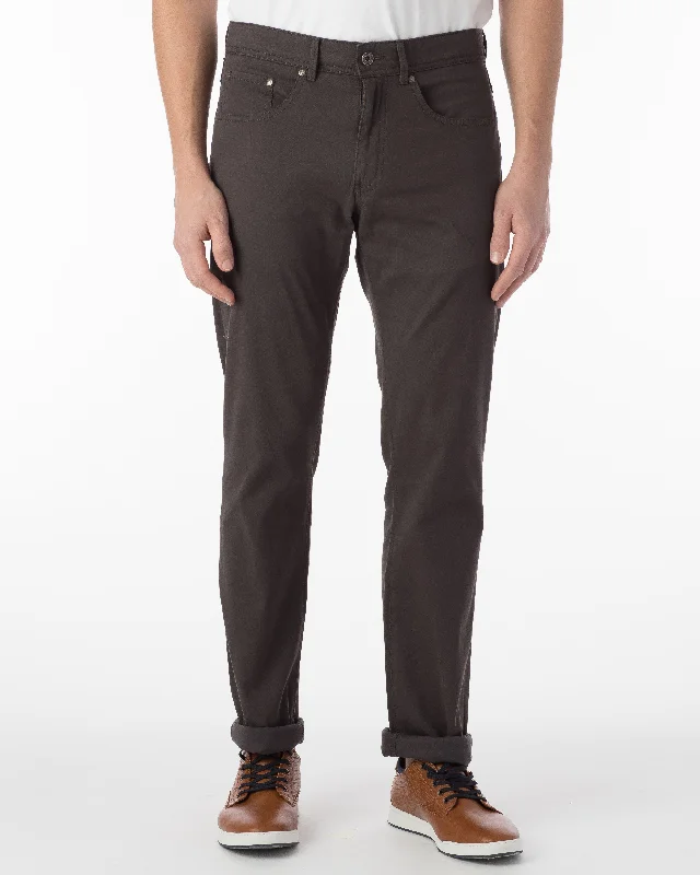 Men's Patterned Pants with ChecksBallin Pants - Crescent Pima Twill - Pavement
