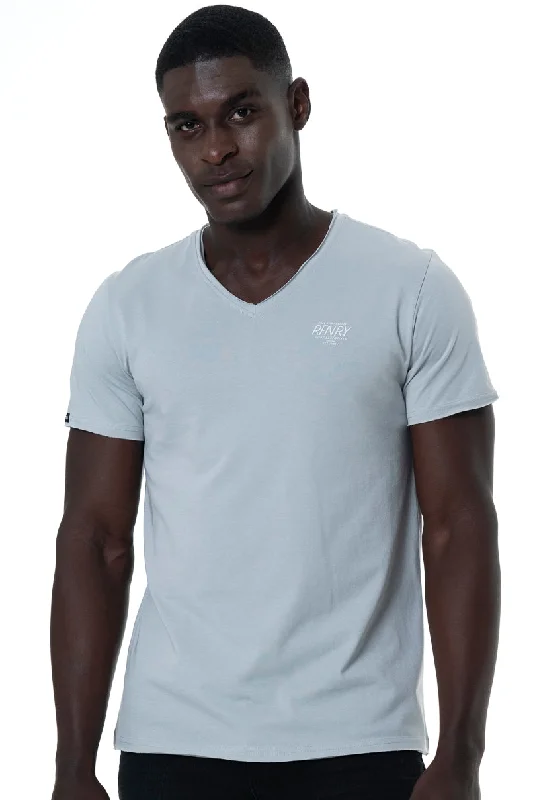 Men's Shirts for Beach OutingsBranded T-Shirt _ 151873 _ Light Grey