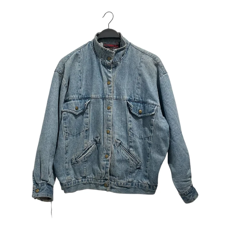 Leather Patch Men's JeansVintage/Denim Jkt/LG/Cotton/BLU/