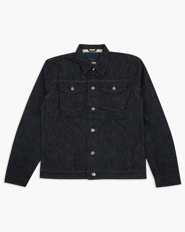 Jeans for Men with Skinny LegsBig John RARE R609 Denim Jacket - 15.5oz Unsanforized Selvedge Denim Jeans for Men with Skinny LegsBig John RARE R609 Denim Jacket - 15.5oz Unsanforized Selvedge Denim
