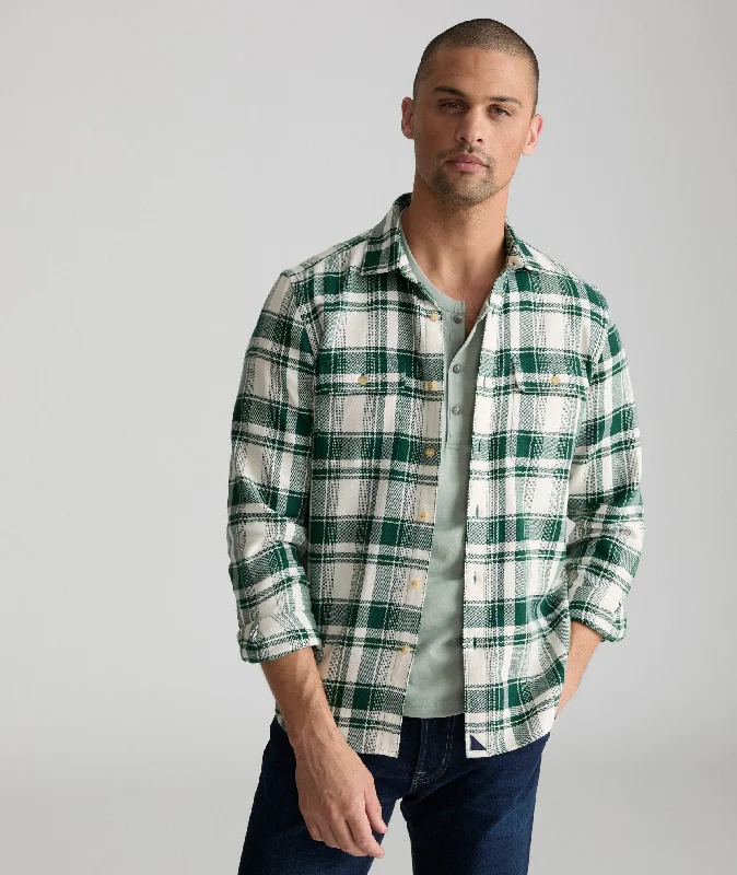 Men's Plaid Shirts for a Country CharmOrganic Cotton Plaid Flannel Shirt