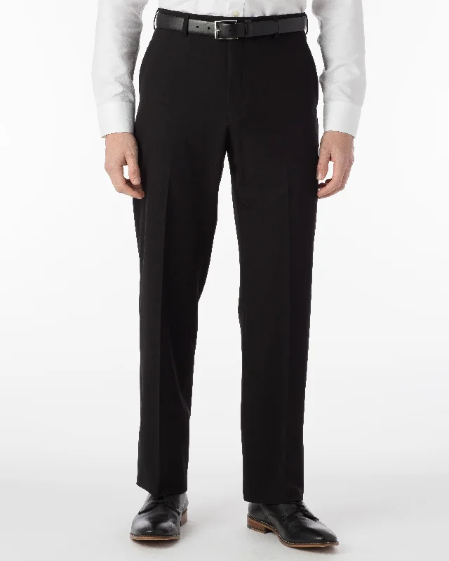 Men's Pants with Adjustable CuffsBallin Pants - Dunhill Commuter Bi-Strech Gabardine - Black