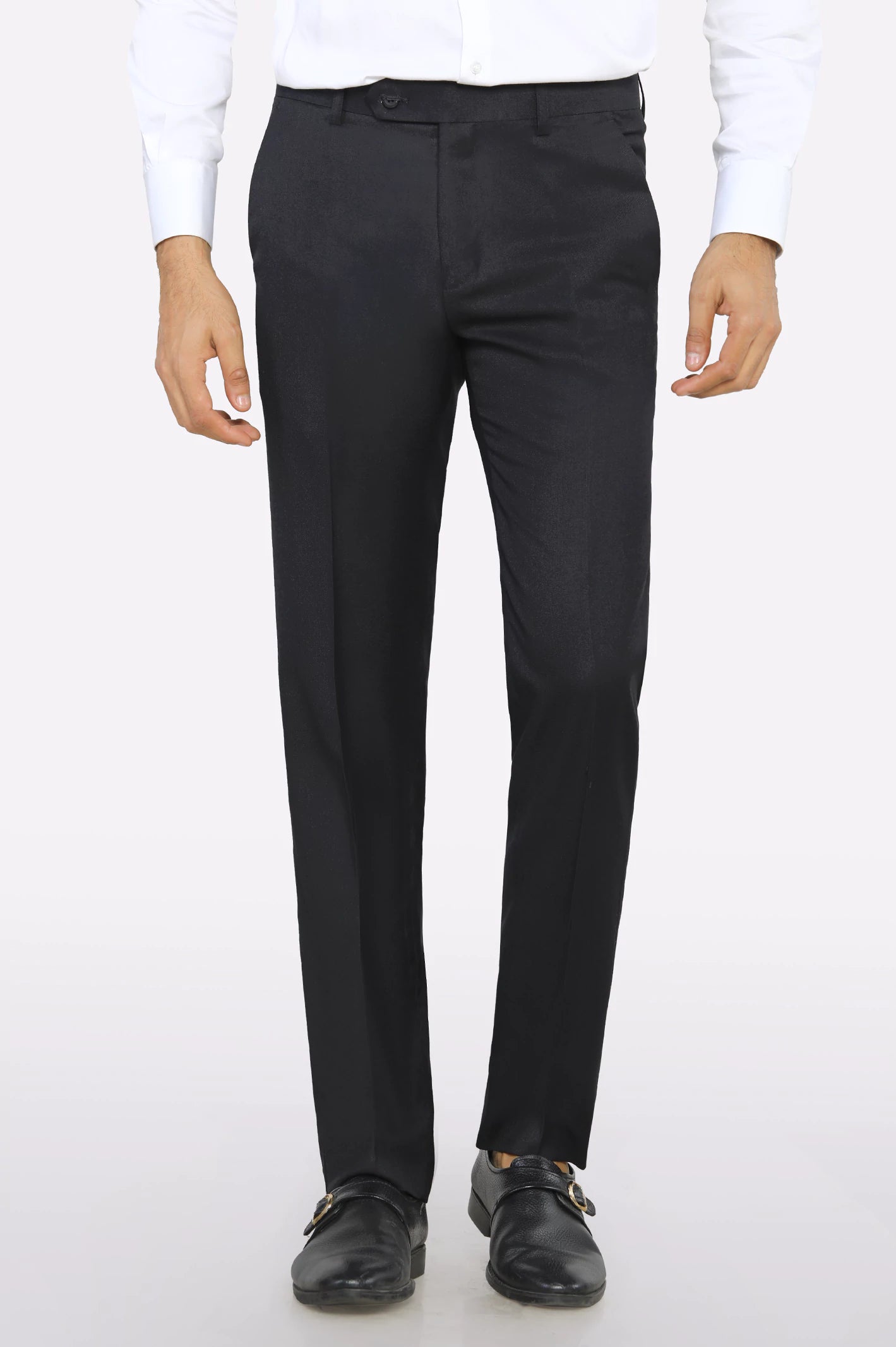 Black Smart Fit Formal Trouser