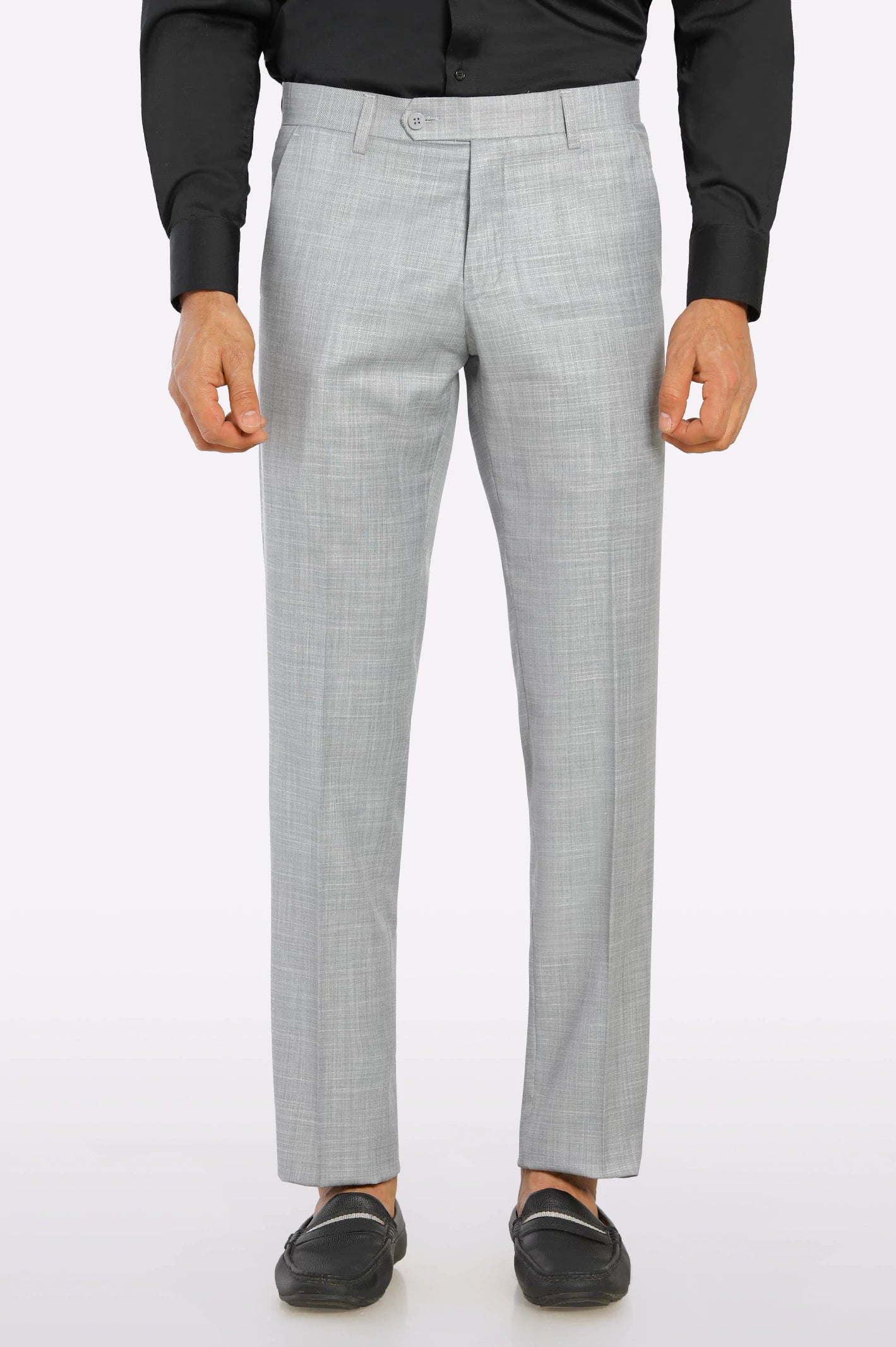 Light Grey Smart Fit Formal Trouser