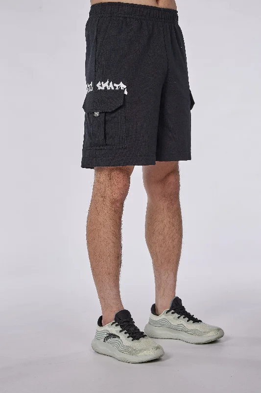 Men's Pants with Button-Down PocketsKNIT HALF PANTS