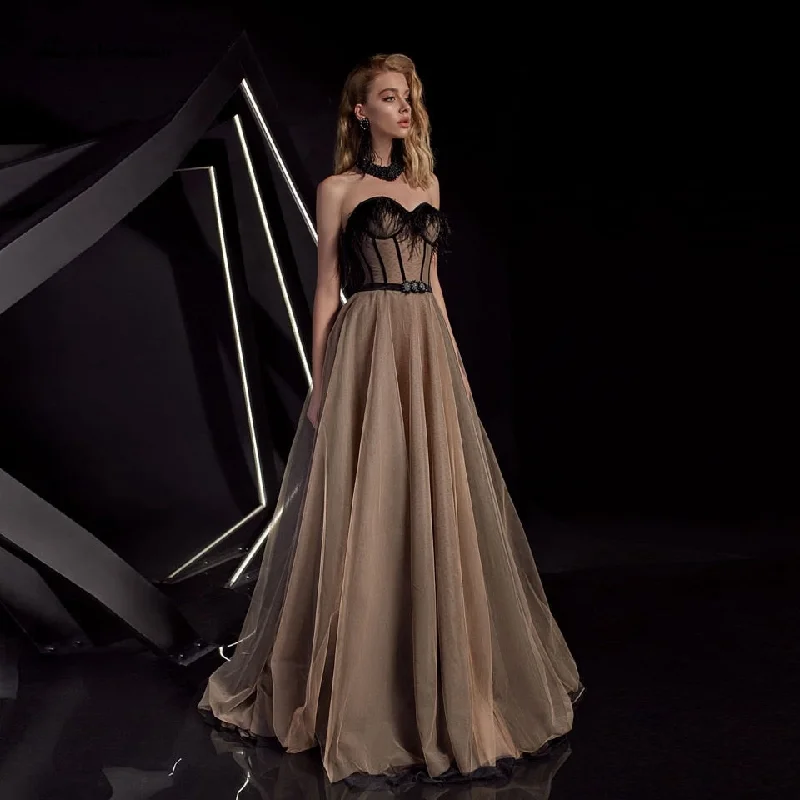 Roycebridal Lakshmigown Robe Gothic Black Sweetheart Wedding Dress 2021 Hochzeit Cute Feather Bridal Wedding Gown Off the Shoulder Roycebridal Lakshmigown Robe Gothic Black Sweetheart Wedding Dress 2021 Hochzeit Cute Feather Bridal Wedding Gown Off the Shoulder