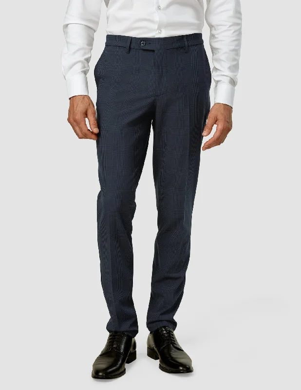 Men's Skinny Jeans for a Trendy LookEssential Suit Pants Slim Dark Blue Check