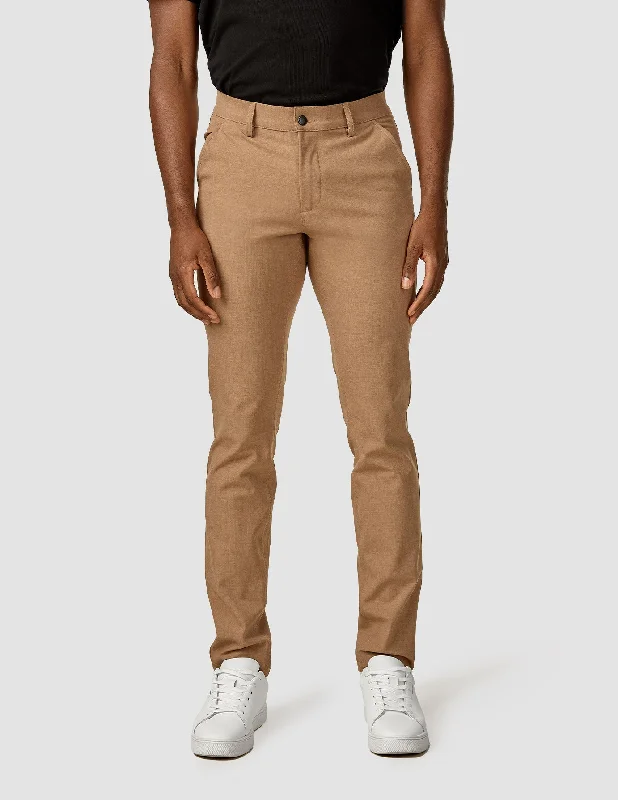 Men's Pants with Flap PocketsEssential Pants Slim Sand Melange