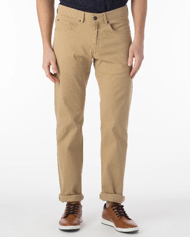 Men's Relaxed-Fit Pants for ComfortBallin Pants - Crescent Pima Twill - Khaki