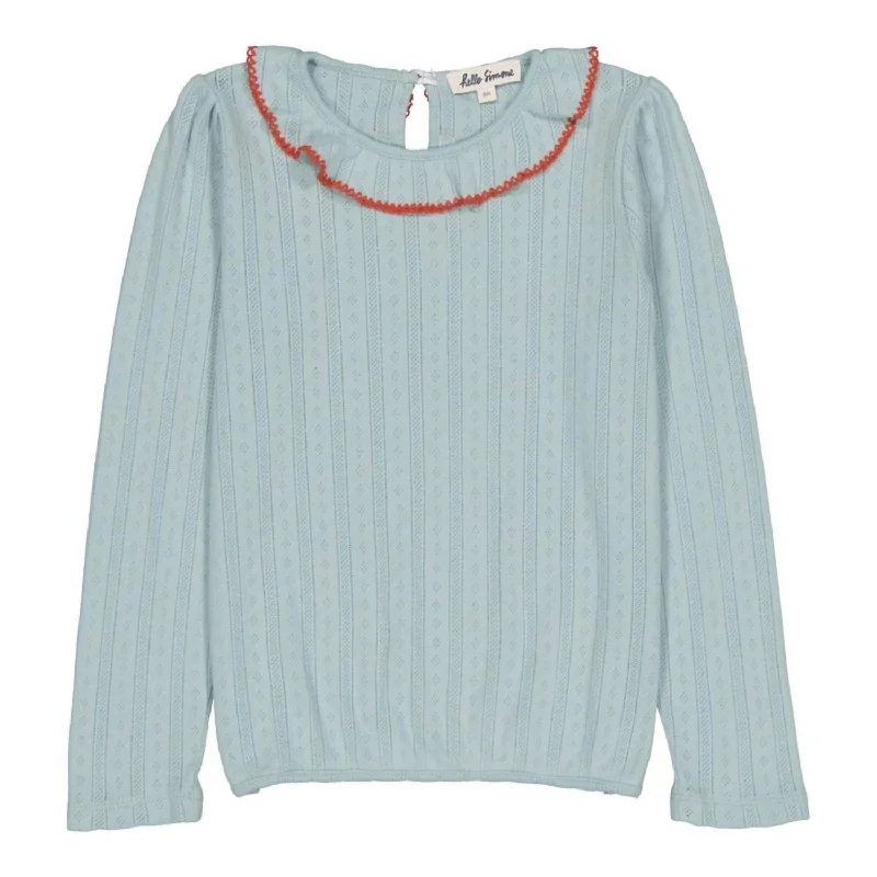 Men's Shirts with Mock NecksGirls' Nora T-Shirt In Cloud Blue