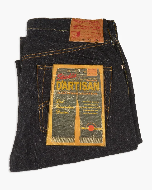 Affordable Men's JeansStudio D'Artisan SD-101 15oz Selvedge Regular Straight Mens Jeans - Onewash Affordable Men's JeansStudio D'Artisan SD-101 15oz Selvedge Regular Straight Mens Jeans - Onewash