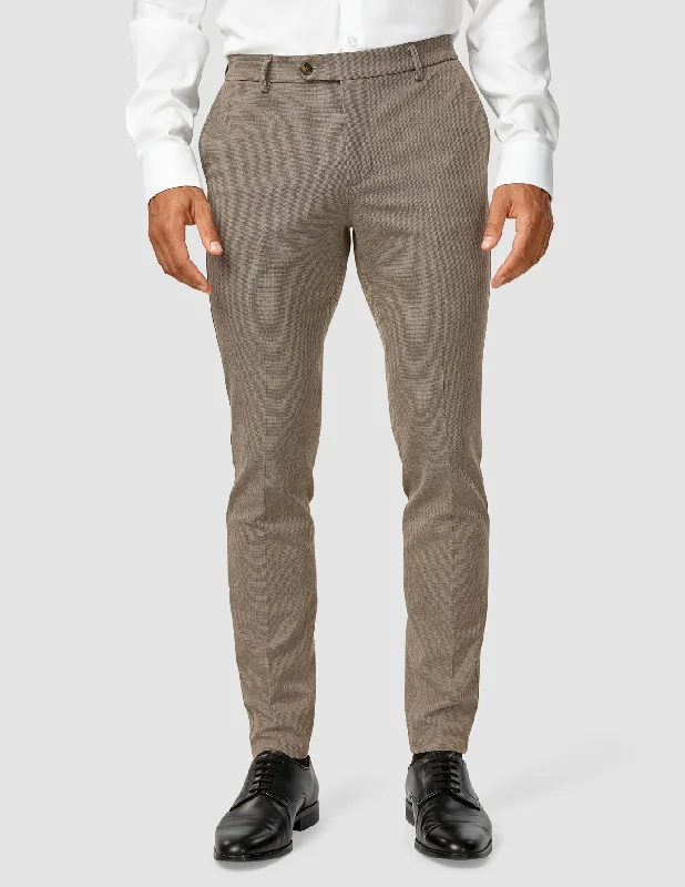 Casual Men's ChinosEssential Suit Pants Slim Almond