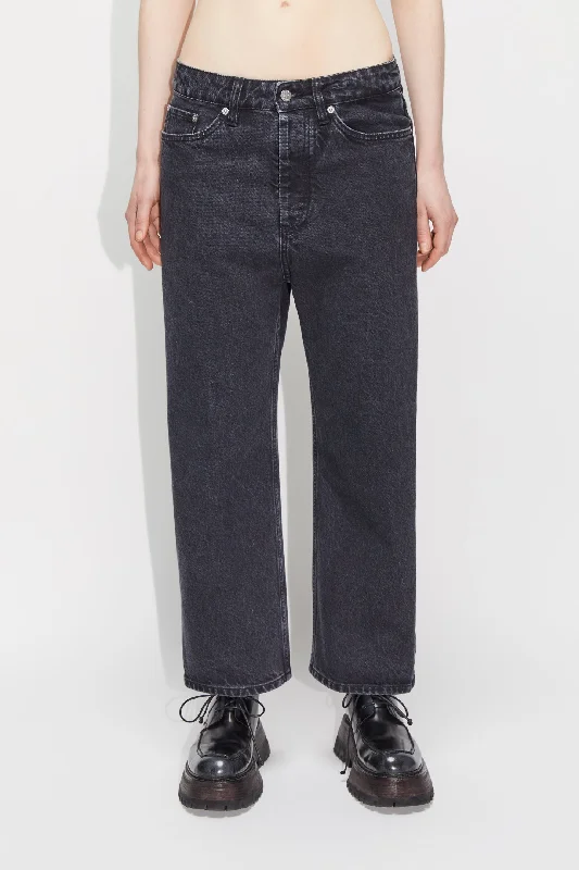 Cool Distressed Men's JeansWide-leg Cropped Jeans