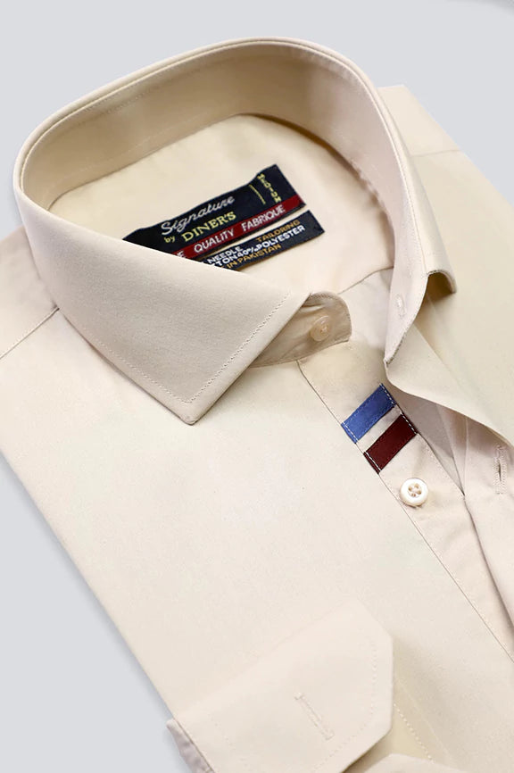 Fawn Plain Formal Shirt