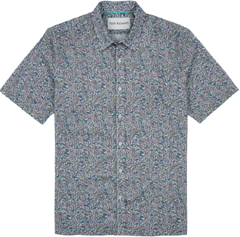 Men's Camping Shirts for Outdoor AdventuresTori Richard Intricasea Camp Shirt - Off White Men's Camping Shirts for Outdoor AdventuresTori Richard Intricasea Camp Shirt - Off White