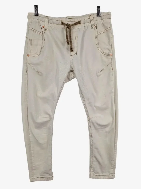 Fashion-Forward Men's JeansDricoper Relaxed Denim Jogger Pants Size 12
