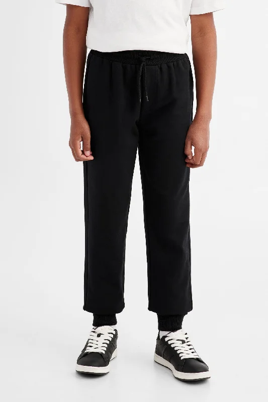 Inexpensive Men's JeansPrix pop, Lot de 2 pantalons jogger coton ouaté - Ado garçon