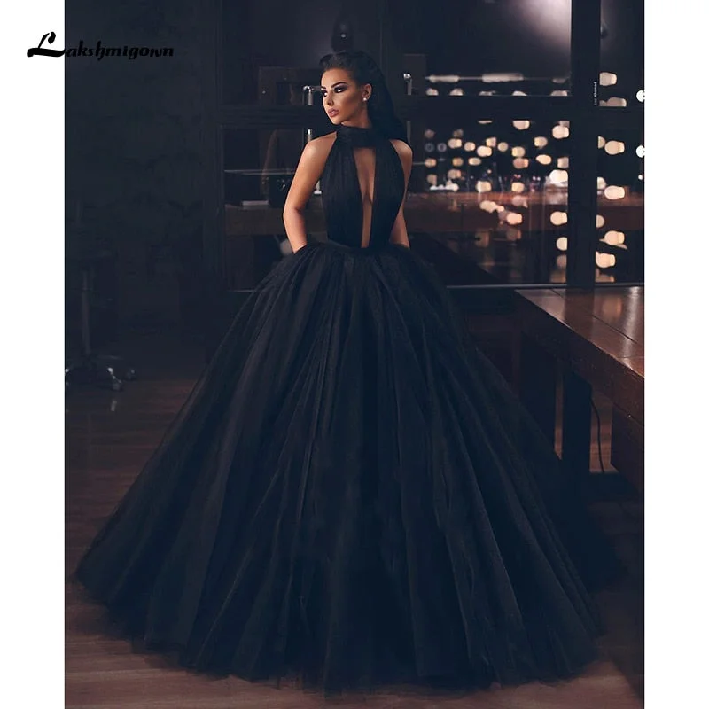 Roycebridal Lakshmigown Black A Line Gothic Wedding Dress 2021 High Neck Backless Boho Bridal Dresses Vestidos de novia Wedding Gowns Roycebridal Lakshmigown Black A Line Gothic Wedding Dress 2021 High Neck Backless Boho Bridal Dresses Vestidos de novia Wedding Gowns