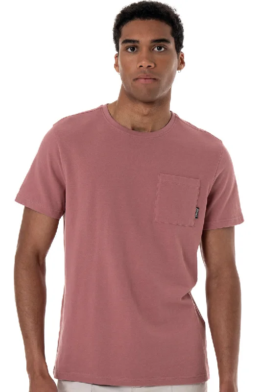 Men's Shirts with Button-Down PocketsPocket T-Shirt _ 152381 _ Blush