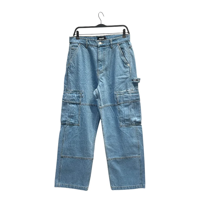 Men's Straight-Leg JeansPALACE/Cargo Pants/30/Denim/BLU/carpo jean
