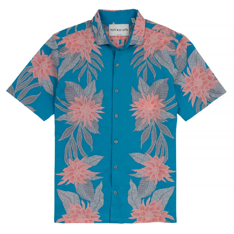 Men's Monochrome Shirts for a Minimalist VibeTori Richard Summer Night Camp Shirt - Wave Men's Monochrome Shirts for a Minimalist VibeTori Richard Summer Night Camp Shirt - Wave