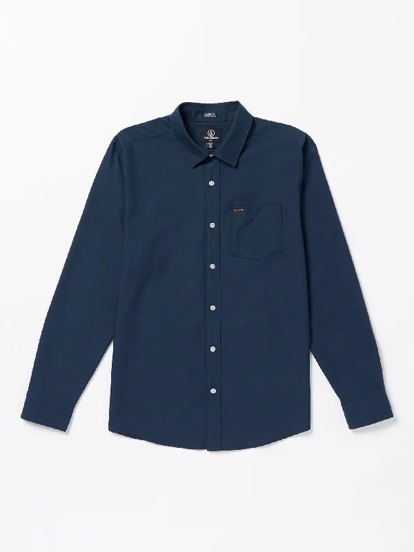 Relaxed-Fit Men's JeansVeeco Oxford Long Sleeve Shirt - Navy