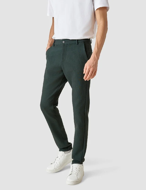 Men's Pants with Deep PocketsHeavy Edition Pants Slim Deep Green Melange 2.0