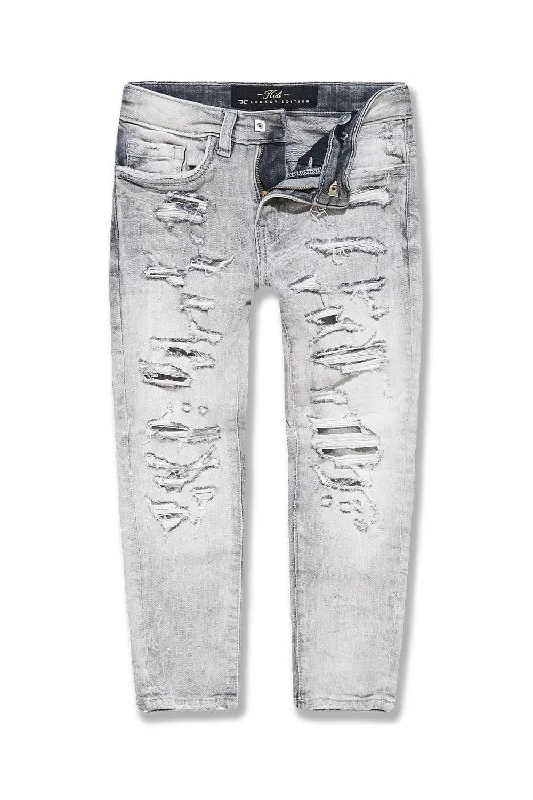 Oversized Men's JeansKids Elmhurst Denim (Cement Wash)