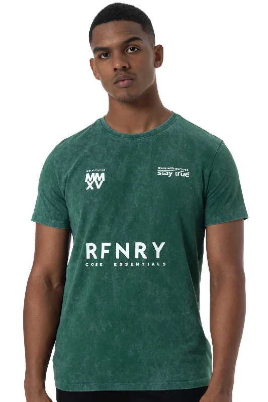 Men's Shirts with Animal PrintsAcid Wash T-Shirt _ 151938 _ Green