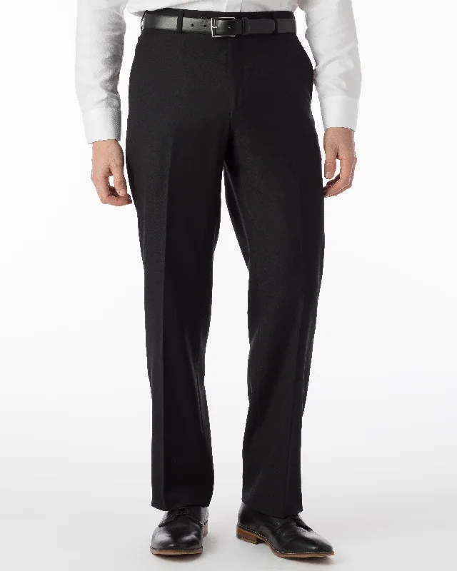 Lightweight Men's Linen PantsBallin Pants - Dunhill Super 120’s 4 Harness Serge - Black Lightweight Men's Linen PantsBallin Pants - Dunhill Super 120’s 4 Harness Serge - Black