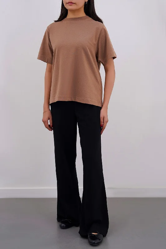 Men's Shirts with Patchwork SleevesALL- COTTON TEE