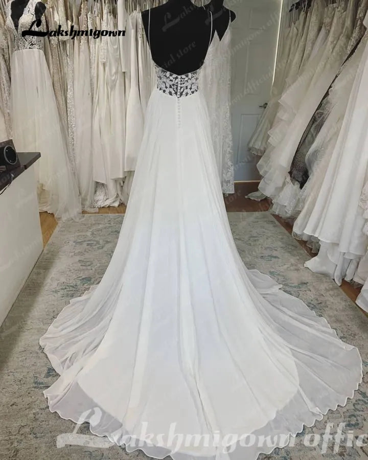 Roycebridal Chiffon A Line Wedding Dress Beach Summer 2025 Abito Sposa Donna Elegant Bridal boho Gowns Lace Bodice Roycebridal Chiffon A Line Wedding Dress Beach Summer 2025 Abito Sposa Donna Elegant Bridal boho Gowns Lace Bodice