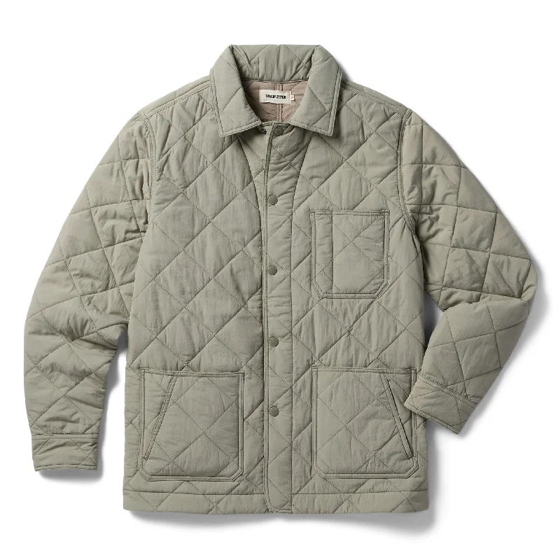 Modern Men's Field JacketsThe Ojai Jacket in Sagebrush Diamond Quilt