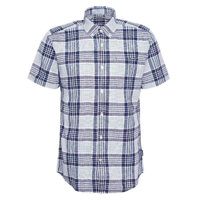 Men's Moisture-Wicking Shirts for All-Day ComfortBarbour Men's Reading Tailored Fit Shirt in Navy Men's Moisture-Wicking Shirts for All-Day ComfortBarbour Men's Reading Tailored Fit Shirt in Navy