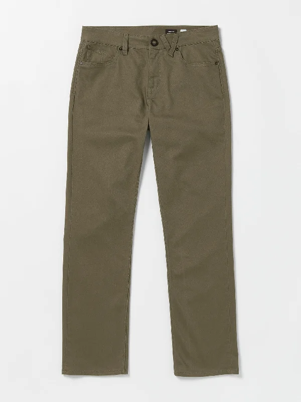 High-Quality Men's JeansSolver 5 Pocket Slub Modern Fit Pants - Bison