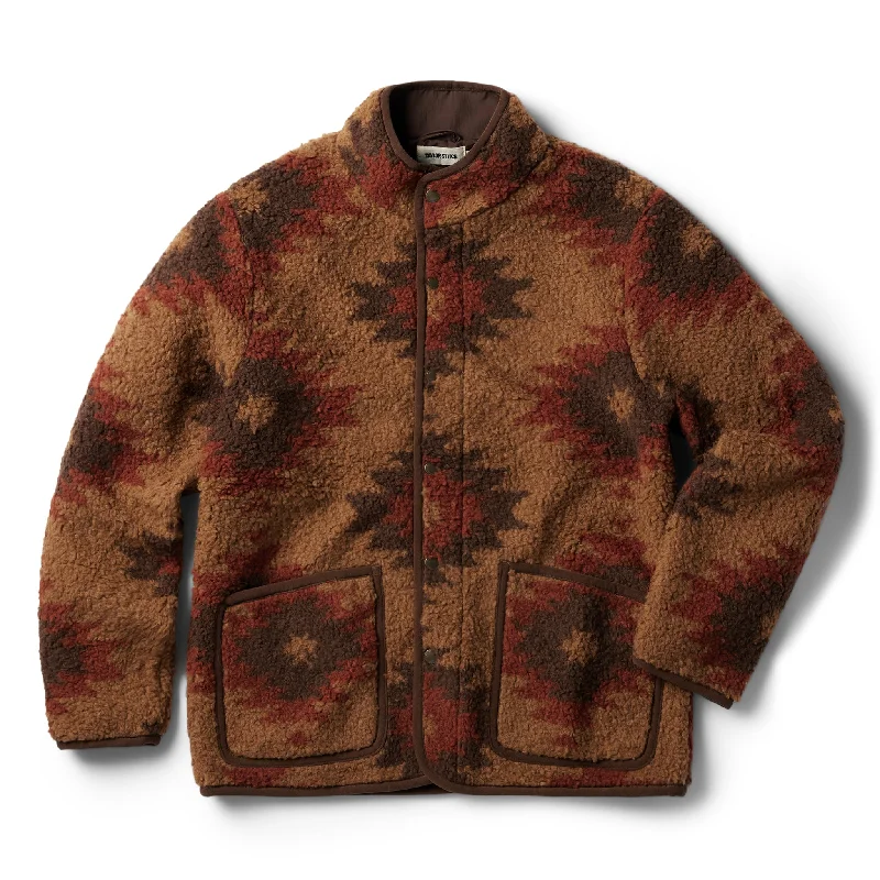 Men's Coats Made in ItalyThe Port Jacket in Khaki Kilim