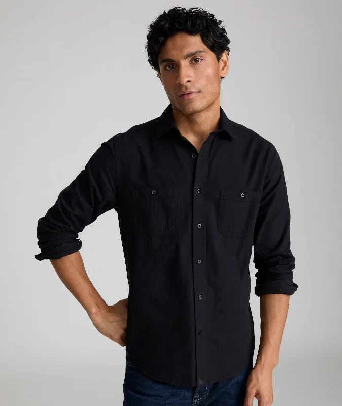 Men's Logo T-Shirts for Brand RepresentationFlannel Hemsworth Shirt
