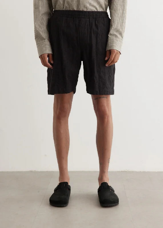 Men's Pants with Belt LoopsEmbroidered Smokestack Shorts