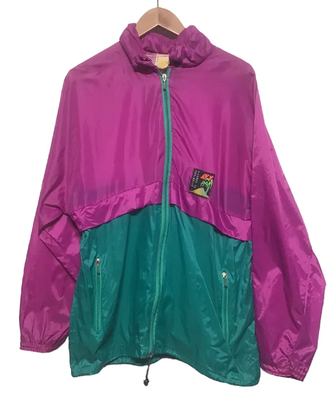 Functional Men's Ski JacketsAvventura Rain Jacket with Hood and Zip Pockets (Size L)