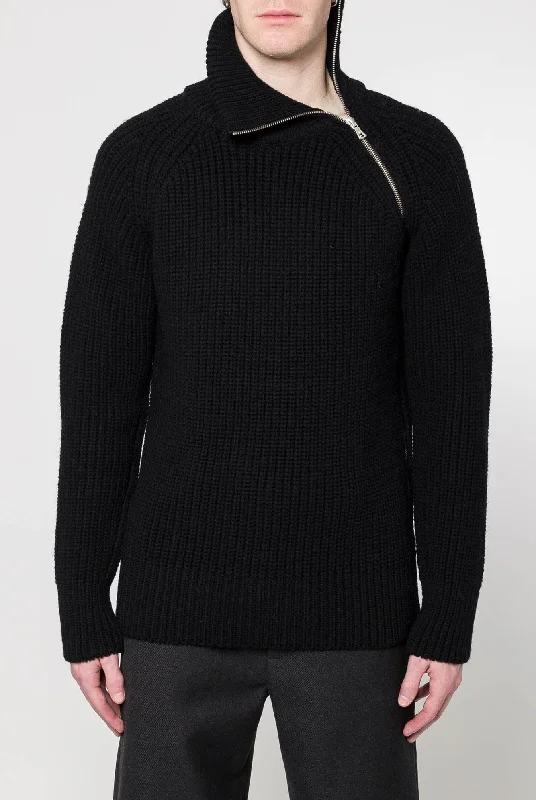 Breathable Men's Athletic ShortsDries Van Noten Monty Side Zip Sweater